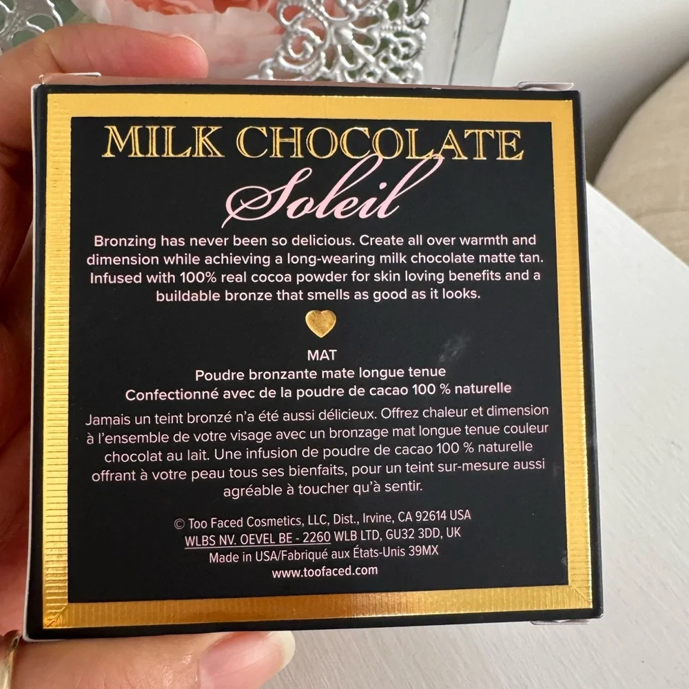 Too Faced Milk Chocolate Matte Bronzer - Warm Tan Brown